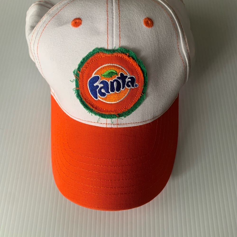 Fanta Orange and White Cap Adjustable